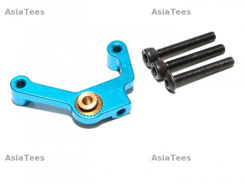 Team Raffee & Co Gear Box Roll Mount Blue for Axial SCX10 TRC/SCX35B