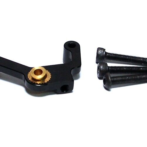 Team Raffee & Co Gear Box Roll Mount Black for Axial SCX10 TRC/SCX35BK