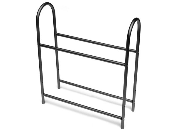 Team Raffee & Co Adjustable Aluminum Tire Rack For 1/10 RC Black BRQ90263BK