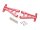 Team Raffee & Co Aluminum Rear Upper Arm (2) Red for Tamiya TT-02 TRC/TT02-006R