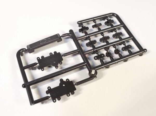 Team Raffee & Co Nylon Parts Tree (Door Lock Base Handle Door Lock Gears Roof Mounts) for TRC/302836 Discovery Body TRC/302849