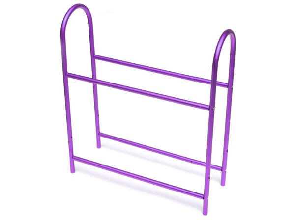 Team Raffee & Co Adjustable Aluminum Tire Rack For 1/10 RC Purple BRQ90263P