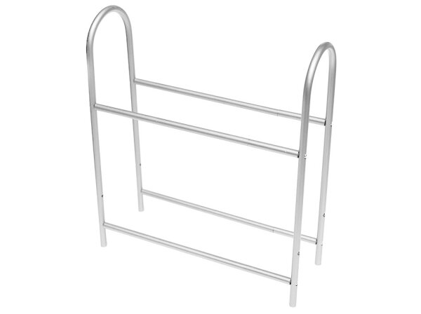 Team Raffee & Co Adjustable Aluminum Tire Rack For 1/10 RC Silver BRQ90263S