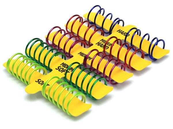 Team Raffee & Co RC Shock Spring Set 5 Different Hardness - 10 pcs TRC/HY00307