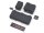 Team Raffee & Co Scale Accessories - 1/10 Scale Safety Equipment Cases Hard Luggage Box Set (3) Black TRC/302533BK