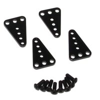 Team Raffee & Co Aluminum Upper Shock Mount Set Black...