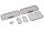 Team Raffee & Co Stainless Steel Side Window Mesh Protective Net w/Defender Logo for Traxxas TRX-4 TRC/302336
