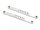 Team Raffee & Co Aluminum Front Upper Arms (2) Silver for Tamiya CC02 TRC/1086003FS