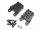 Team Raffee & Co Aluminum Front & Rear Shock Towers (2) Black for Tamiya CC02 TRC/1086008BK