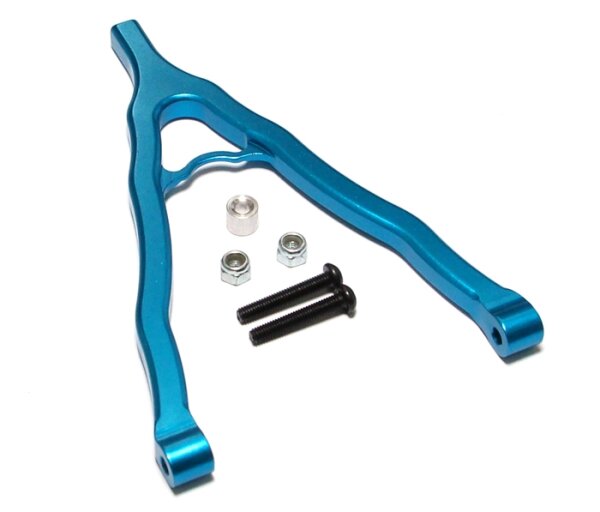 Team Raffee & Co Aluminum Upper Y-Arm -1 Pc Blue for Axial SCX10 TRC/SCX12B