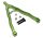 Team Raffee & Co Aluminum Upper Y-Arm -1 Pc Green for Axial SCX10 TRC/SCX12G