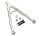 Team Raffee & Co Aluminum Upper Y-Arm -1 Pc Silver for Axial SCX10 TRC/SCX12S