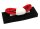Team Raffee & Co RC Police Car Strobe Flashing Triangle Scale Light Kit - Blue Red BRHY00511R