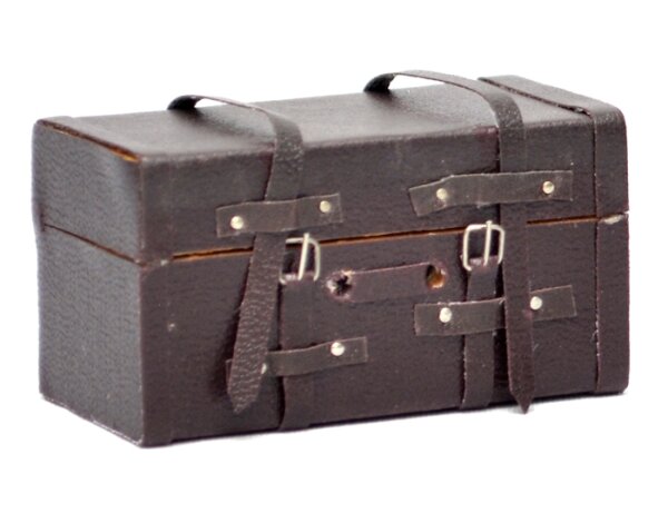 Team Raffee & Co Scale Accessories - Large Old Leather Luggage TRC/K790020