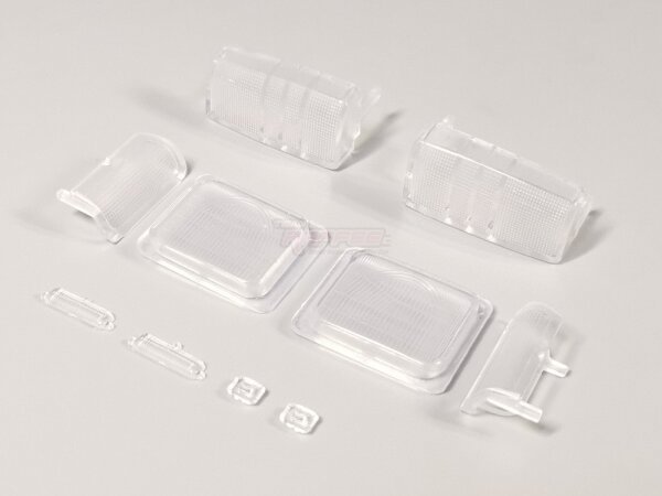 Team Raffee & Co Transparent Light Lenses Set for TRC/302836 Discovery Body TRC/302850