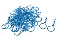 Team Raffee & Co Large-Ring Body Clips 50 pcs Blue...