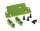 Team Raffee & Co Aluminum Servo Mount Set Green for Axial SCX10 TRC/SCX41G