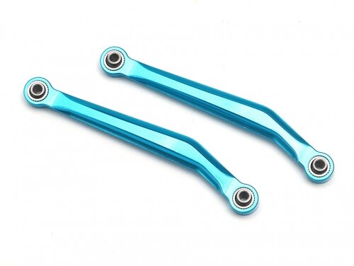 Team Raffee & Co Aluminum Front Lower Arms (2) Blue for Tamiya CC02 TRC/1086002FB