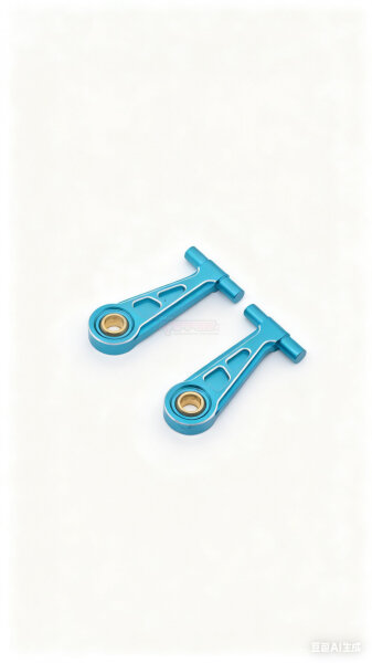 Team Raffee & Co Aluminum Front Upper Arm (2) Blue for Tamiya TT-02 TRC/TT02-004B