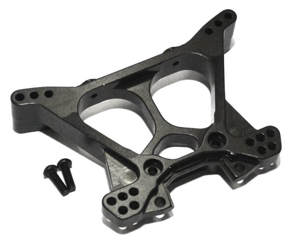 Team Raffee & Co Aluminum Front Shock Tower -1 Pc Black for Traxxas Slash 4x4 BRTSH06BK
