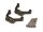 Team Raffee & Co Aluminum 3 Link Roll Mount  (1 Pair) Gun Metal for Axial SCX10 TRC/32114GM