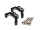 Team Raffee & Co Aluminum 3 Link Roll Mount (1 Pair) Black for Axial SCX10 TRC/32114BK