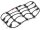 Team Raffee & Co Scale Accessories Elastic Luggage Net with Hooks 15x9cm for RC Crawler & Truck Black TRC/302308SBK