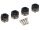 Team Raffee & Co Brass 3MM Offset Wheel Hex Adapter for TRX4 (4) TRC/302455-3MM