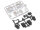 Team Raffee & Co Chrome Accessories Parts Tree Q for TRC D110/D90 Defender Pickup Truck Hard Body TRC/302493
