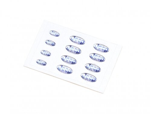 Team Raffee & Co Jeep Crystal Sticker Blue TRC/303552B