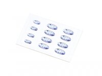 Team Raffee & Co Jeep Crystal Sticker Blue TRC/303552B