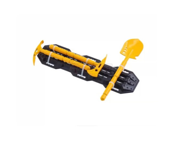 Team Raffee & Co Scale Accessories - 1/10 Tools Set (Shovel Axe Pickaxe) - BK & YEL BRSCAC311BY