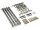 Team Raffee & Co Aluminum Gearbox Holder & Lower Link Silver for Axial SCX10 TRC/32105S