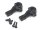 Team Raffee & Co Aluminum Front Knuckle Arm (2) Black for Tamiya CC02 TRC/1086009BK