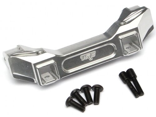 Team Raffee & Co Aluminum Front Bumper Mount Silver for Traxxas TRX-4 TRC/302305S