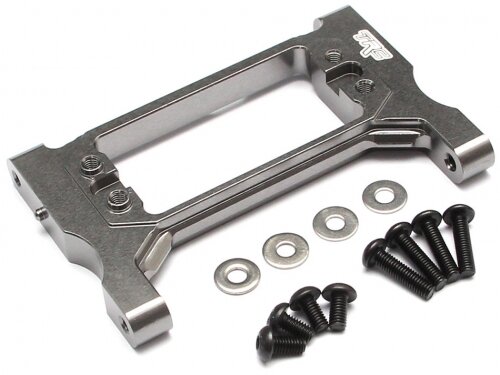 Team Raffee & Co Aluminum Servo Mount Gun Metal for Traxxas TRX-4 TRC/302317GM