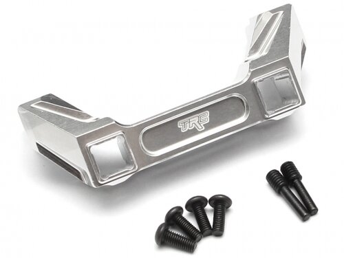 Team Raffee & Co Aluminum Rear Bumper Mount Silver for Traxxas TRX-4 TRC/302318S