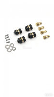 Team Raffee & Co Brass Wheel Weight +5mm Hubs (4) for...