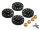Team Raffee & Co Brass Wheel Weight +5mm Hubs (4) for Axial SCX24 TRC/302905