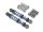 Team Raffee & Co Aluminum Double Spring Shocks 70mm (2) for Crawlers Black BRQ90333-70BK