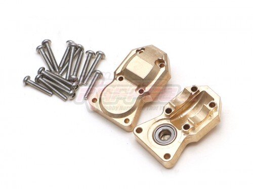 Team Raffee & Co Brass Balance Diff Cover (2) for Axial SCX24 TRC/302829