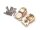 Team Raffee & Co Brass Balance Diff Cover (2) for Axial SCX24 TRC/302829