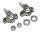 Team Raffee & Co Aluminium Front Knuckle With Bearings - 2 Pcs Gun Metal for Axial SCX10 TRC/SCX01GM
