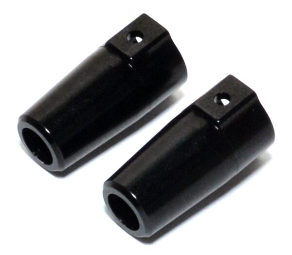 Team Raffee & Co Aluminium Rear Knuckle - 2 Pcs Black for Axial SCX10 TRC/SCX02BK