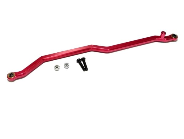 Team Raffee & Co Aluminum Steering Link - 1 Pc Red for Axial Wraith BRWRT04R