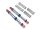 Team Raffee & Co Aluminum Double Spring Shocks 110mm (2) for Crawlers Red BRQ90333-110R