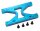 Team Raffee & Co Aluminum H Frame Brace - 1 Pc Blue for Axial SCX10 TRC/SCX14B