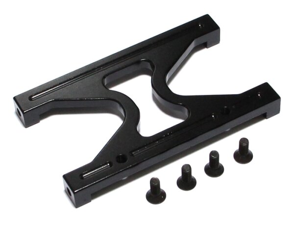 Team Raffee & Co Aluminum H Frame Brace - 1 Pc Black for Axial SCX10 TRC/SCX14BK