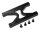 Team Raffee & Co Aluminum H Frame Brace - 1 Pc Black for Axial SCX10 TRC/SCX14BK