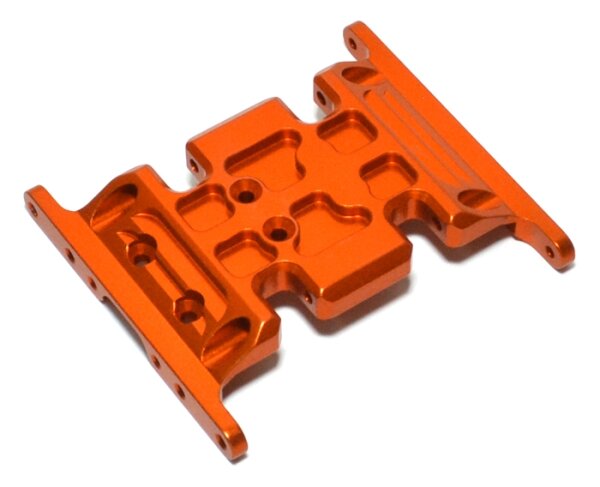 Team Raffee & Co Aluminium Chassis Plate - 1 Pc Orange for Axial SCX10 TRC/SCX08OR